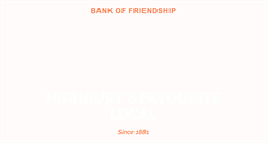 Desktop Screenshot of bankoffriendship.com