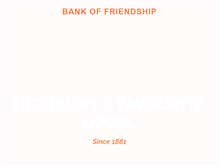 Tablet Screenshot of bankoffriendship.com